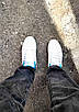 Кросівки унісекс Nike Air Jordan 1 Mid Laser Blue Size 40, фото 3