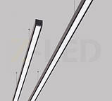 Підвісний алюмінієвий LED світильник 100W 2020 x42х33м, фото 3