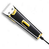 Професійна акумуляторна машинка триммер для стрижки волосся та бороди бритва для чоловіків VGR V-022, фото 3