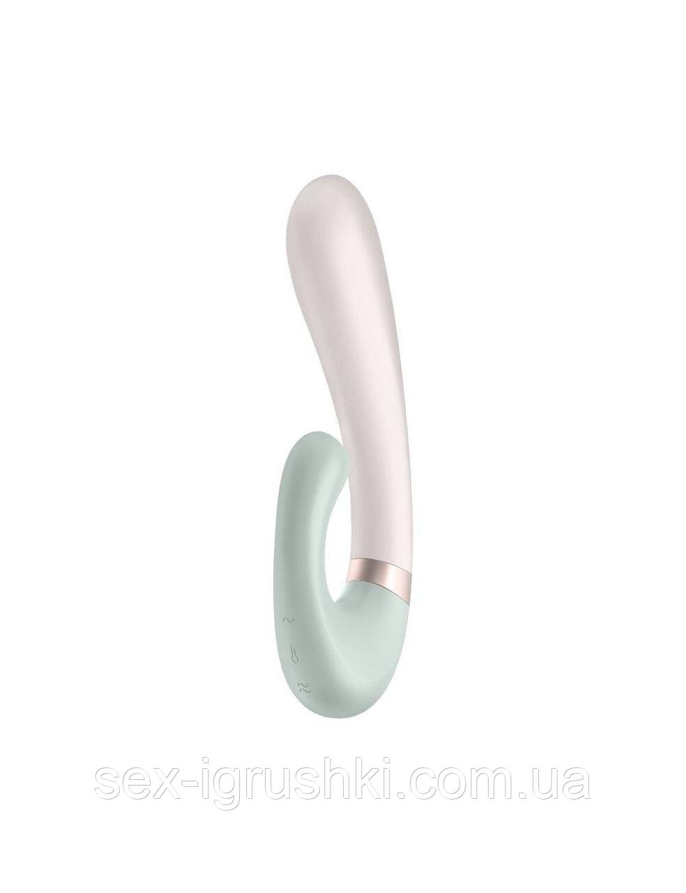 Смарт вібратор-кролик із підігрівом Satisfyer Heat Wave Mint SO6097
