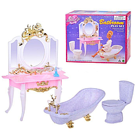 Мебель кукольная Gloria, Ванная комната, арт. 2316