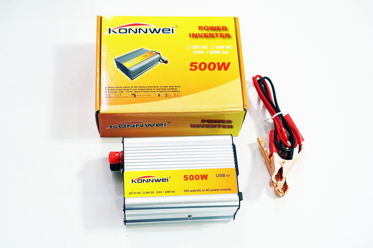 500W 12/220В Konwei інвертор перетворювач напруги