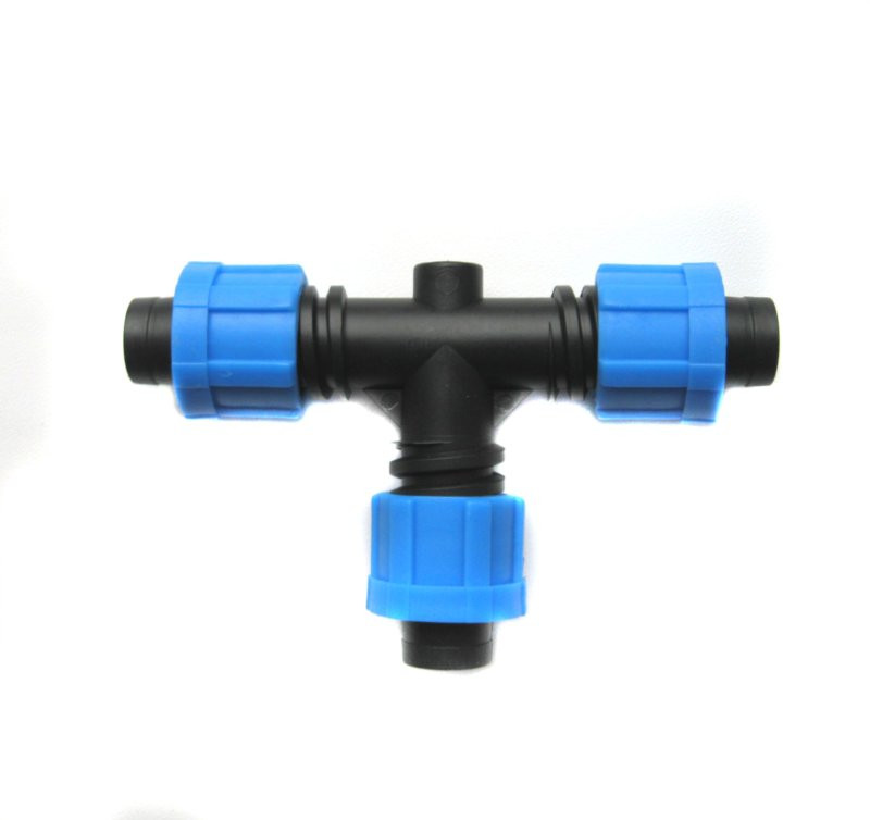 Трійник затискний для краплинної стрічки -, фото 1