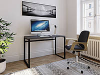 Комп'ютерний стіл СТК-06 Лофт з металевим каркасом Ш 1200 / В 760 / Г 550 мм у кольорі дсп Антрацит
