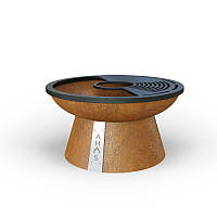 Костровая чаша-очаг AHOS FIRE PIT 600, ржавый - AHOS-FIR-PIT-600