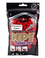 Плавальна насадка Carp Zoom Natural Pellet Floaters Midi Strawberry 30 г