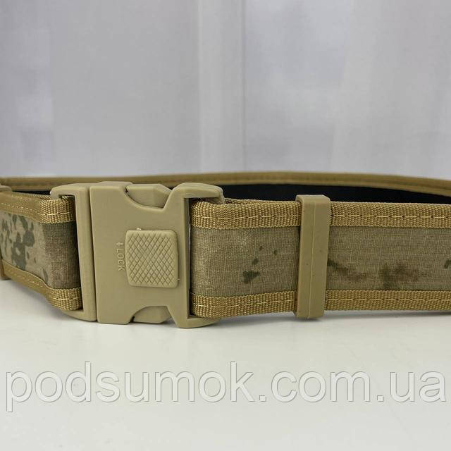 Ремінь тактичний хакі, з регулюванням 145см х 5см