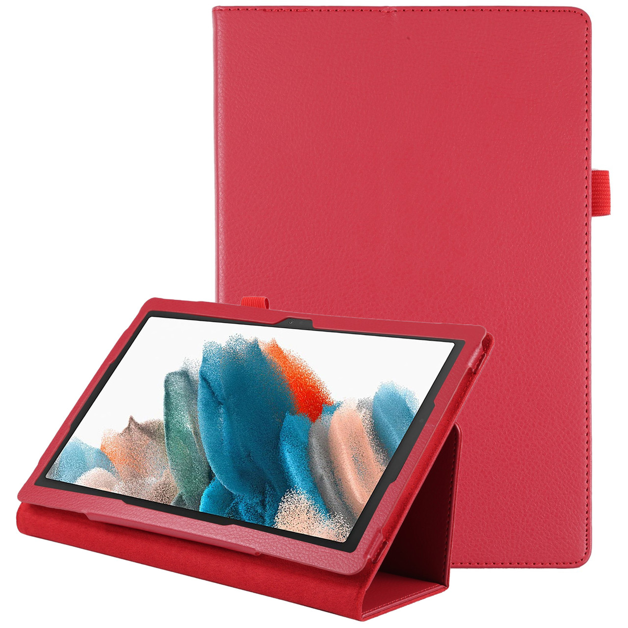 Чохол-книжка Litchi Leather Case для Samsung Galaxy Tab A8 10.5 2021 (X200 / X205) Red