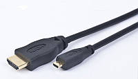 Кабель мультимедійний HDMI to micro-HDMI 1,8 м Cablexpert Чорний (CC-HDMID-6) CB002