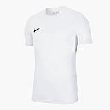 Футболка спортивна чоловіча Nike M NK DF PARK VII JSY SS біла, фото 6