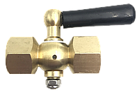 332112 3-ход. запірний кран для манометра (муфта-муфта) Tervix Pro Line M2 Valve PN 16, 1/2"х1/2"