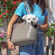 М'яка сумка-переноска для дрібних собак та кішок до 8 кг Ferplast WITH-ME PRO  43.5 x 21.5 x h 27 см, фото 7