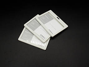 Пластикові бейджи для співробітників, школярів, лікарів, медиків, офіціантів 10х7,5см, фото 4