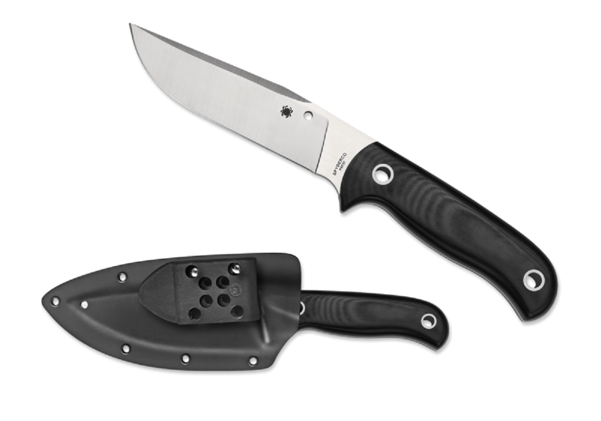 Ніж Spyderco Bradley Bowie Plain G-10 (клинок 130мм, ніж 252мм, 218г, піхви)