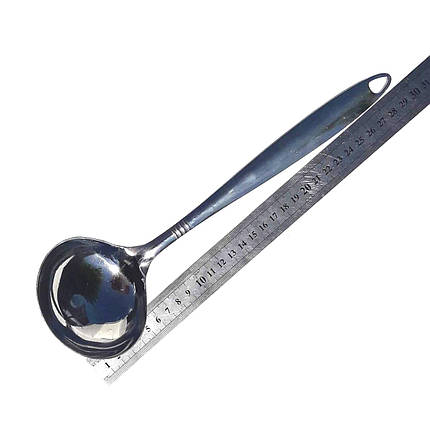 Ополоник з нержавійки A-Plus 0233 29 см, фото 3