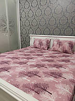 Простінь на гумці 180*200 см + наволочки 50*70 (2 шт), фото 3