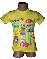 Модная детская футболка Winx (3,4,5,6,7 лет)