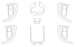 Комплект викрійок для салону LAND ROVER DISCOVERY SPORT 2016-2019