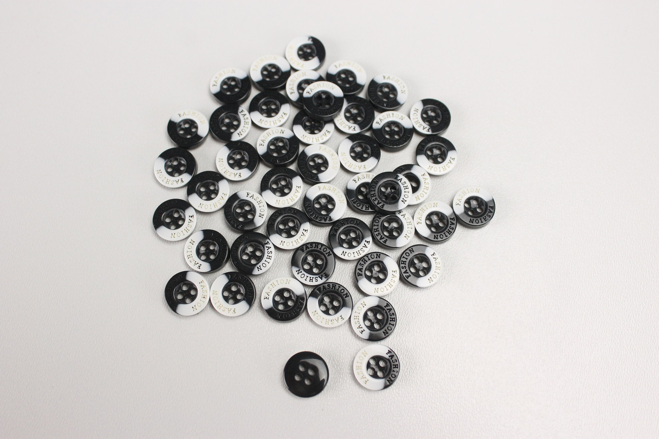 Ґудзики дитячі з написом "Fashion" № 0152, фото 1