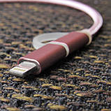 MicroUsb кабель VOXLINK 2 в 1 Pink, фото 2