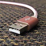 MicroUsb кабель VOXLINK 2 в 1 Pink, фото 6