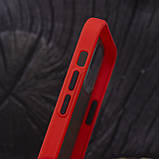 Чехол Funda (FULL PROTECTION) for iPhone 12 Red/Black, фото 3