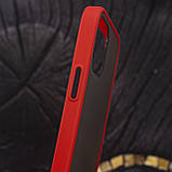 Чехол Funda (FULL PROTECTION) for iPhone 12 Pro Max Red/Black, фото 3