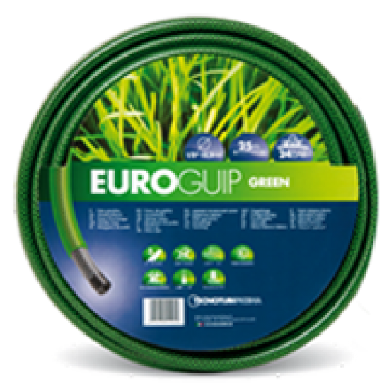 Шланг садовий Tecnotubi Euro GUIP GREEN 3/4" (30 м), фото 1