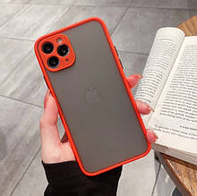 Чехол Funda Bumper Mat Case for iPhone 12 Pro Max Red
