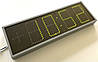 Компактні світодіодні зелені годинник-термометр, календар, фото 2
