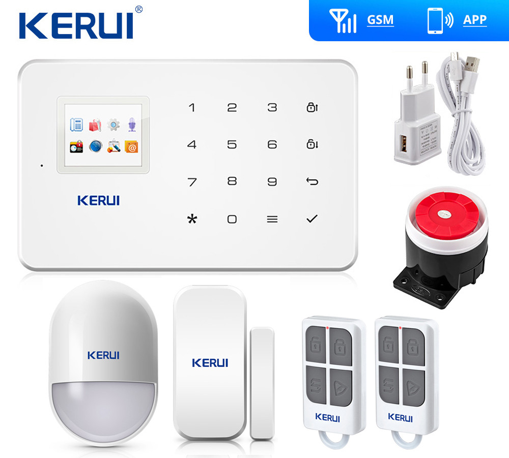 Комплект бездротовий gsm сигналізації датчики нового зразка Kerui G18