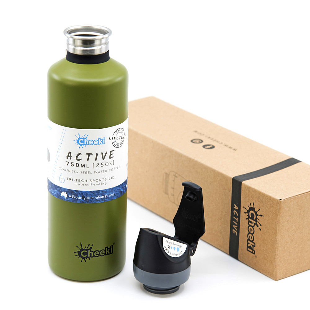 Пляшка для води Спортивна Cheeki Single Wall Active Bottle 750 мл Surf (ASB750KA1)