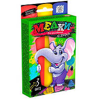 Крейда кольорова "Danko-toys" MEL-01-01, 3 кольори, великі