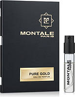 Оригинал Пробник Montale Pure Gold 2 мл виала ( Монталь пур голд ) Парфюмированая вода