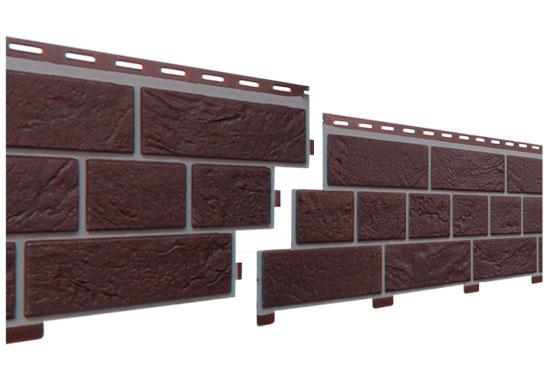 Сайдинг під цеглу Слов'янка фарбований коричневий 1,84 м