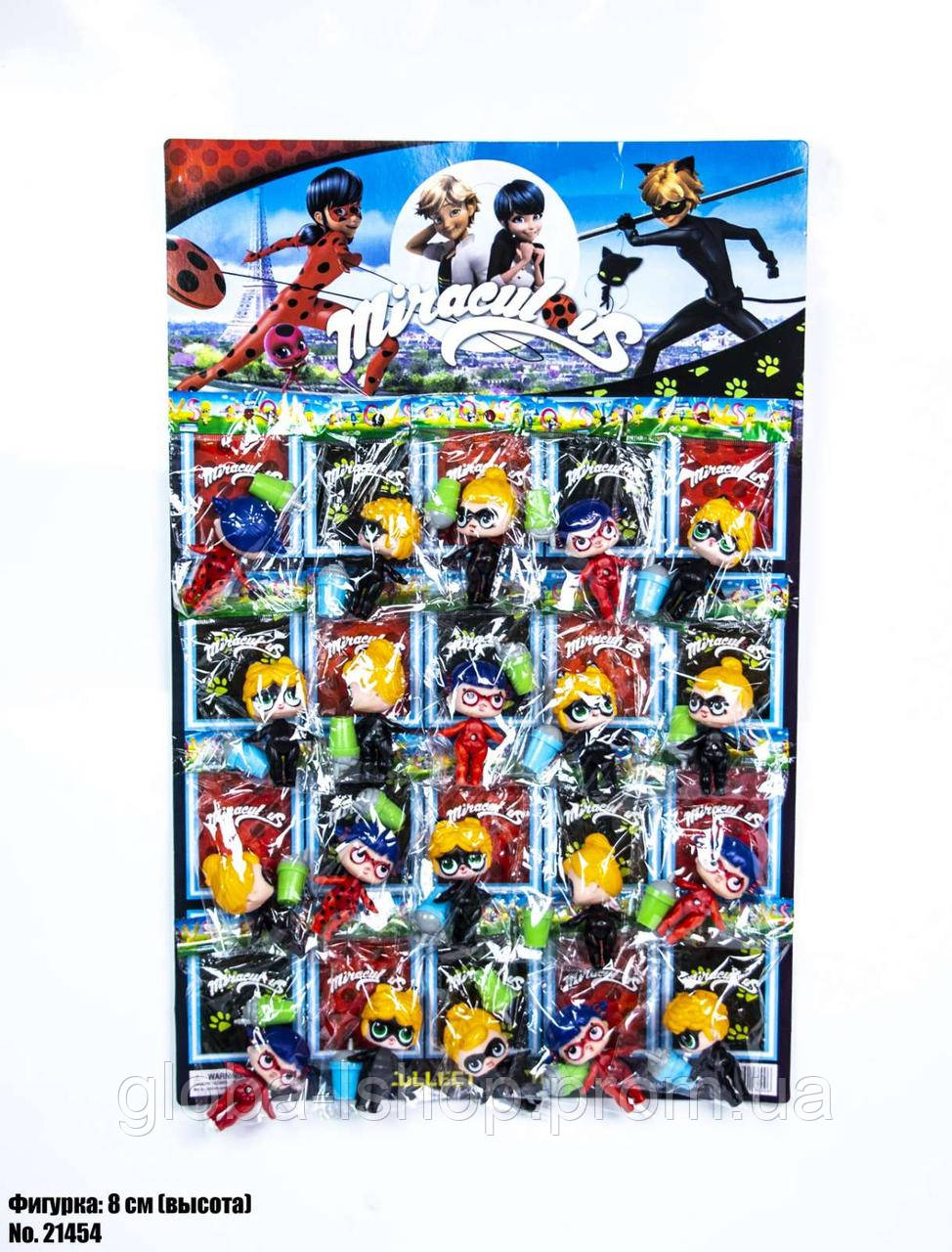 Игровые фигурки Леди Баг (на листе) 21454 оптом