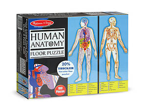 Пазл Будування людини ТМ Melissa&Doug 100 елементів, фото 4