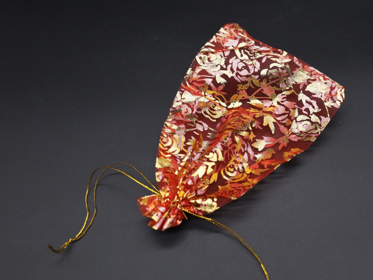 Подарункові мішечки з органзи для фурнітури Колір червоний. 13х18см / Подарункові мішечки з органзи для фурнітури Колір червоний., фото 1