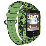 Детские водонепроницаемые GPS часы MYOX MX-72GRW (4G) камуфляж с видеозвонком оптом, фото 3