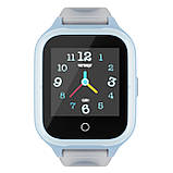 Детские водонепроницаемые GPS часы MYOX MX-55BW (4G) голубые с видеозвонком оптом, фото 2