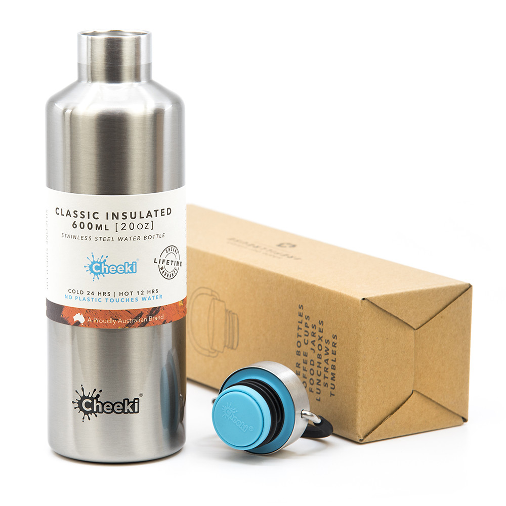 Термос Cheeki Classic Insulated 600 мл Silver (Cib600SI1), фото 1