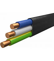 Силовий кабель з мідними жилами ВВГ-Пнгд 3х1,5 ЗЗЦМ 0,3/0,5 кВ - 0,6/1 кВ 50 Гц ГОСТ