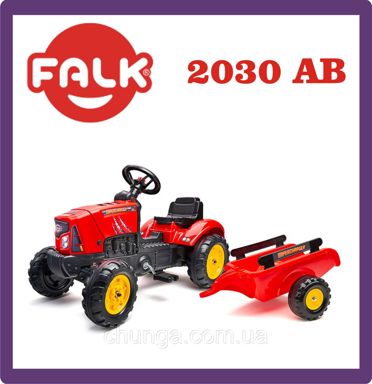 Трактор Педальний із причепом Falk 2030 AB