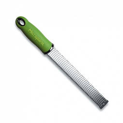 Тертка класична Microplane (Зелена ручка / Нержавіюча сталь / 32,5 см.)