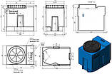 Сепаратор жиру, DG 501e, жироуловлювач, сепаратор жиру під мийку, Еколайн, фото 3