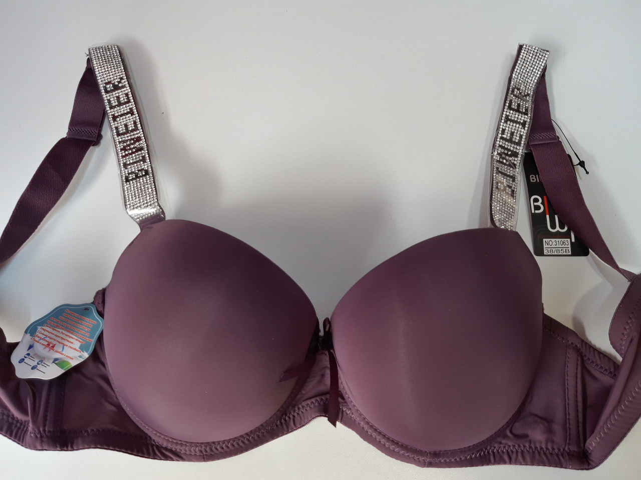 Бюстгальтер Biweier Чашка B Push Up Слива (31063)