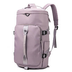 Сумка-рюкзак Lesko BRD-375 дорожня, спортивна жіноча 20-35L Powdery