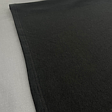 Чорна молодіжна футболка з малюнком і написом, Чоловіча футболка для повсякденного носіння, фото 3