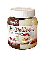 Шоколадна-фундучная и молочная паста Socado Dolcrem Milk and Hazelnut Spread, 400 г (80176527)