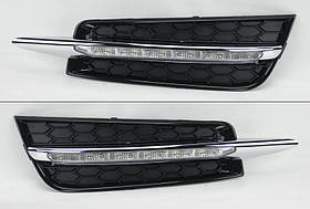 Chevrolet Cruze 2009-2014 Решітки ходові вогні LED туманки в бампер передній Нові